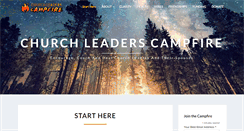 Desktop Screenshot of churchleaderscampfire.com