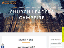 Tablet Screenshot of churchleaderscampfire.com